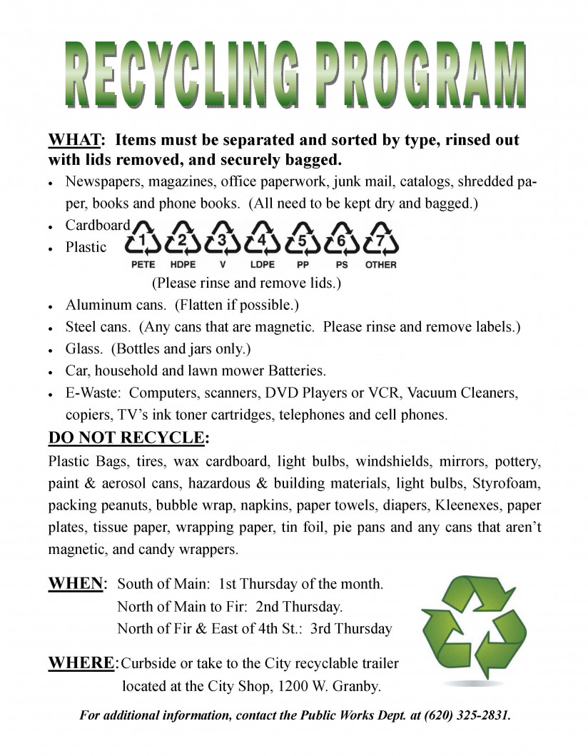 Recycle Poster